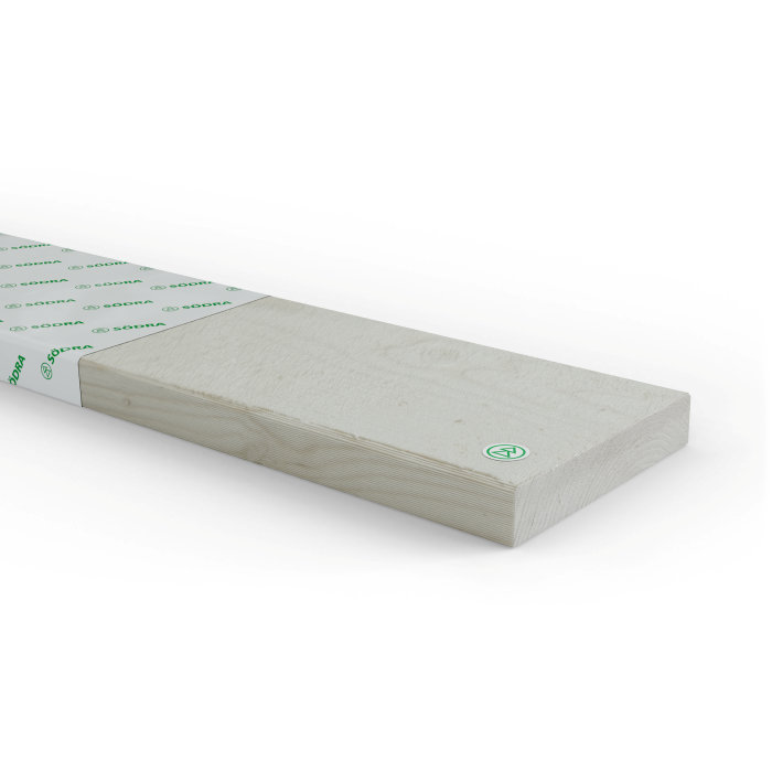 Klädselbräda Grundmålad 22 x 120 mm - 3 m Södra Wood